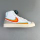 Blazer Mid Board shoes white orange CZ4627-100