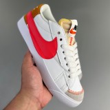 Blazer Low 77 Jumbo Board shoes white orange DQ1470-106