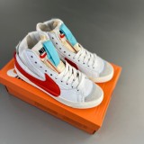 Blazer Mid 77 Jumbo Board shoes white red DD3111-100