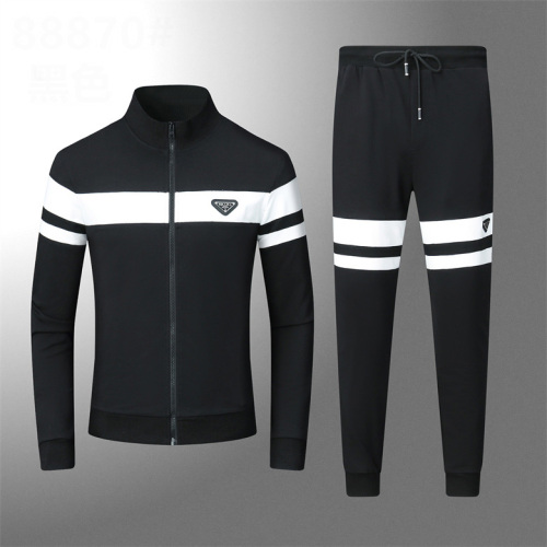 Men's Simple Casual Cotton Zipper Jacket Sweatshirt Suit 88870#