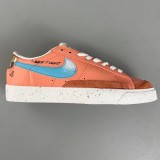 Blazer Low 77 Vntg Board shoes Orange blue DJ4281-641