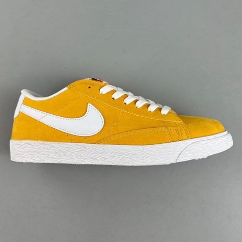 WMNS Blazer Low LX Board shoes White yellow 330247