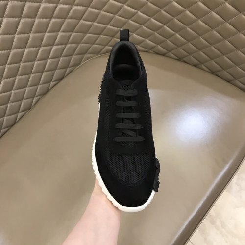 Bouncing Sneaker in calfskin Man's Women's Shoes Black