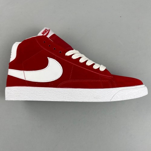 Blazer Mid Board shoes white red 488060-003