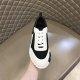 Bouncing Sneaker in calfskin Man's Women's Shoes Black and White