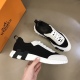 Bouncing Sneaker in calfskin Man's Women's Shoes Black and White