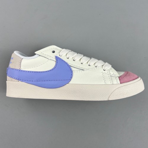 Blazer Low 77 Jumbo Board shoes white blue pink DQ1470-102