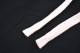 adult mens High quality Long Sleeve Hooded Tripe Sweatshirt Black W02