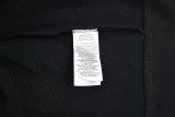 Original quality adult mens Long Sleeve Hooded Tripe Sweatshirt Black W02