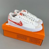 Blazer Low 77 Jumbo  Board shoes white orange DQ1470-102