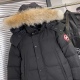 Unisex Wyndham Parka Removable Hooded Down Jacket Black