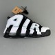 WMNS Air More Uptempo GS Barely Basketball shoes white black