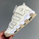 WMNS Air More Uptempo GS Barely Basketball shoes white apricot FV2291-001