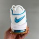 WMNS Air More Uptempo GS Barely Basketball shoes white blue 414962-002