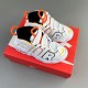 WMNS Air More Uptempo GS Barely kid Basketball shoes White Orange