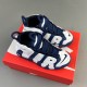 WMNS Air More Uptempo GS Barely kid Basketball shoes White Blue