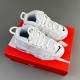 WMNS Air More Uptempo GS Barely kid Basketball shoes White