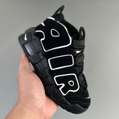 WMNS Air More Uptempo GS Barely kid Basketball shoes Black