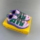 Air More Uptempo Low Basketball shoes Purple Green FB1299 001