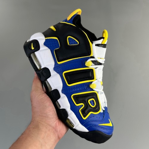 WMNS Air More Uptempo GS Barely Basketball shoes black Blue
