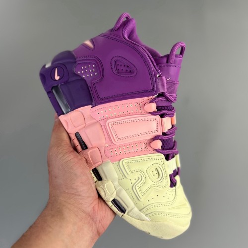 WMNS Air More Uptempo GS Barely Basketball shoes Purple apricot