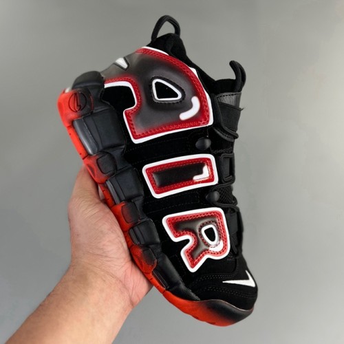 WMNS Air More Uptempo GS Barely Basketball shoes Red black