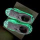 Adult Fashion Graffiti Luminous Casual Sneakers shoes White Green