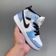 Child Air Jordan 1 Retro High OG Sneakers Shoes Blue White