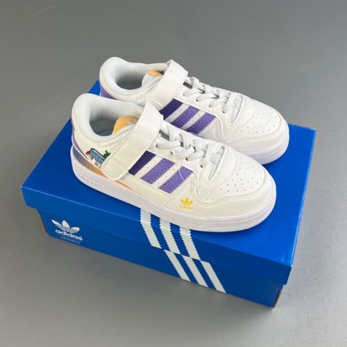 Child Forum 84 Low OG Casual Shoes White Purple