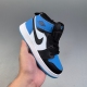 Child Air Jordan 1 Retro High OG Sneakers Shoes Black Blue