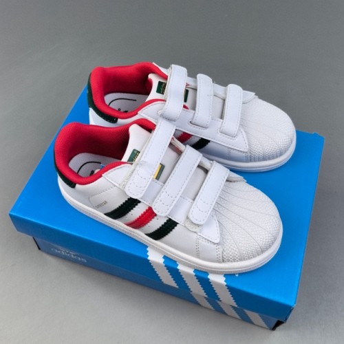 superstar Board shoes White red
