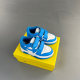 Child Casual Sneakers Shoes White Blue