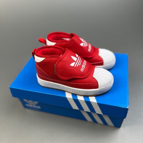 Unisex Child Originals Superstar Shoes Red