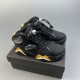 Child Air Jordan 7 Retro Chambray High Shoes Black