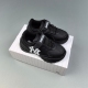 Child NY Parent-children Shoes Black White
