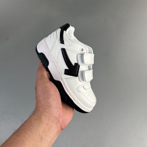 Child Casual Sneakers Shoes White Black