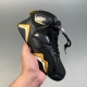 Child Air Jordan 7 Retro Chambray High Shoes Black
