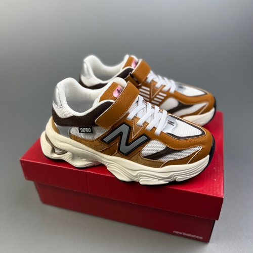 Child NB9060 Retro Sneakers Shoes Brown