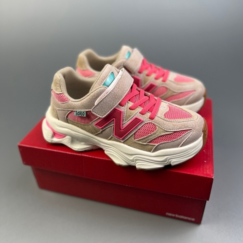 Child NB9060 Retro Sneakers Shoes Khaki Pink