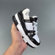 Child Trainer Sneaker Low Casual Sports Hundred Shoes White Black