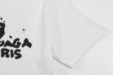Adult Men's Cotton Simplicity Round Neck Short Sleeve T-Shirt White 322#202450