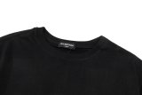 Adult Men's Cotton Simplicity Round Neck Short Sleeve T-Shirt Black 323#202450