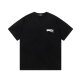 Adult Men's Cotton Simplicity Round Neck Short Sleeve T-Shirt Black 323#202450