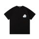 Adult Men's Cotton Simplicity Round Neck Short Sleeve T-Shirt Black 311#202450