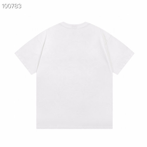 Adult Men's Cotton Simplicity Round Neck Short Sleeve T-Shirt White 332#202450