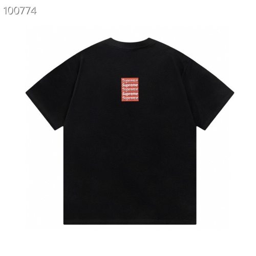 Adult Men's Cotton Simplicity Round Neck Short Sleeve T-Shirt Black 329#202450