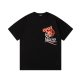 Adult Men's Cotton Simplicity Round Neck Short Sleeve T-Shirt Black 309#202450