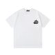 Adult Men's Cotton Simplicity Round Neck Short Sleeve T-Shirt White 311#202450