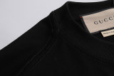Adult Men's Cotton Simplicity Round Neck Short Sleeve T-Shirt Black 833#202450