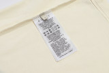 Adult Men's Cotton Simplicity Round Neck Short Sleeve T-Shirt Beige 831#202450
